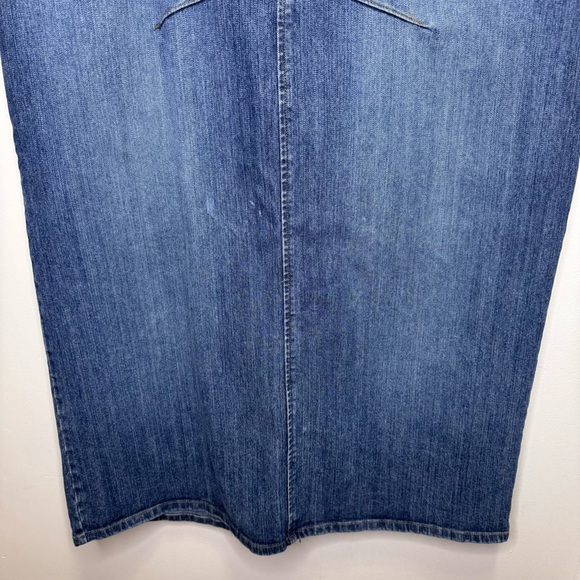 Vintage Blue Denim Maxi Skirt Size 18 Casual - Picture 16 of 16